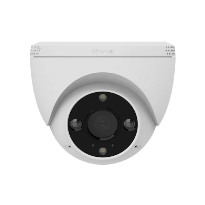 Camera de supraveghere IP Turret 2K Ezviz H4 2K, lentila fixa 2.8mm, senzor 1/2.7" Progressive Scan CMOS, IR 30m, slot card de memorie: microSD maxim 512GB, WI-FI: IEEE802.11b, 802.11g, 802.11n, frecventa: 2.4 GHz ~ 2.4835 GHz, alarma la evenimente: 