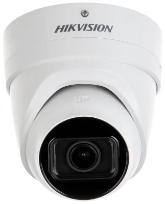 Cameră de supraveghere IP Turret 4 MP AcuSense HIKVISION DS-2CD2H46G2-IZSC, 2.8 - 12.0 mm, IR 40 m, PoE, White