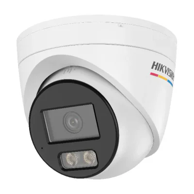 Cameră de supraveghere IP Turret 4 MP ColorVu HIKVISION DS-2CD1347G3H-LIU(2.8MM), 2.8 mm, WL 30 m, IR 30 m, PoE, microfon, White