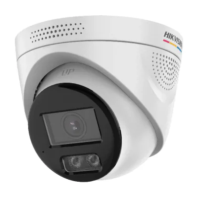 Cameră de supraveghere IP Turret 4 MP ColorVu HIKVISION DS-2CD1347G3H-LIUF/SL(2.8MM), 2.8 mm, WL 30 m, IR 30 m, PoE, microfon, difuzor, White