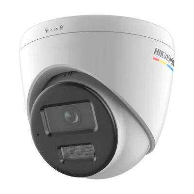 Cameră de supraveghere IP Turret 4 MP ColorVu Smart Hybrid Light HIKVISION DS-2CD1347G2H-LIU(4MM), 4.0 mm, WL 30 m, IR 30 m, PoE, microfon, White