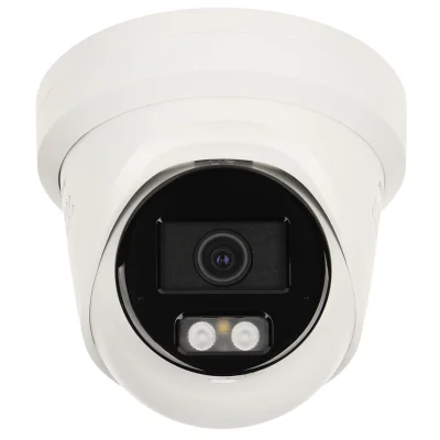 Cameră de supraveghere IP Turret 4 MP Smart Hybrid Light ColorVu HIKVISION DS-2CD2347G3-LIS2UY/SL(2.8MM), 2.8 mm, WL 30 m, IR 30 m, PoE, microfon, difuzor, White