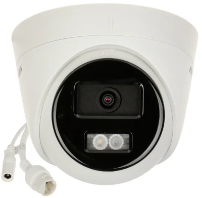 Cameră de supraveghere IP Turret 4 MP Smart Hybrid Light HIKVISION DS-2CD1343G2-LIU(2.8MM), 2.8 mm, WL 30 m, IR 30 m, PoE, microfon, White