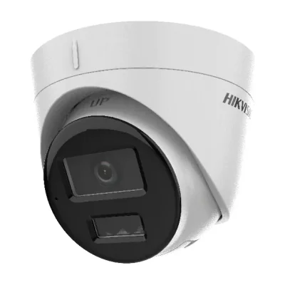 Cameră de supraveghere IP Turret 4 MP Smart Hybrid Light HIKVISION DS-2CD1343G2-LIU(2.8MM), 2.8 mm, WL 30 m, IR 30 m, PoE, microfon, White