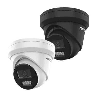 Cameră de supraveghere IP Turret 6 MP AcuSense Smart Hybrid Light HIKVISION DS-2CD2363G2-LI2U(2.8MM), 2.8 mm, WL 30 m, IR 30 m, PoE, microfon, White