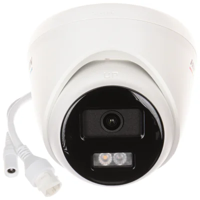 Cameră de supraveghere IP Turret 6 MP ColorVu Smart Hybrid Light HIKVISION DS-2CD1367G2H-LIU(2.8MM), 2.8 mm, WL 30 m, IR 30 m, PoE, microfon, White