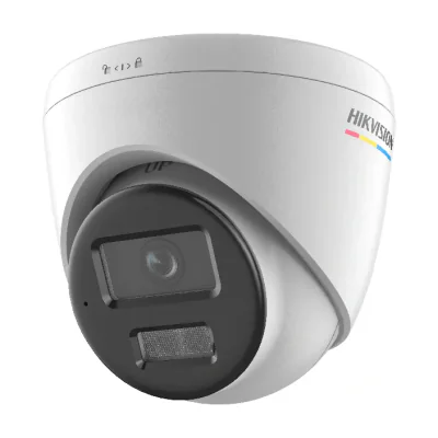 Cameră de supraveghere IP Turret 6 MP ColorVu Smart Hybrid Light HIKVISION DS-2CD1367G2H-LIU(2.8MM), 2.8 mm, WL 30 m, IR 30 m, PoE, microfon, White
