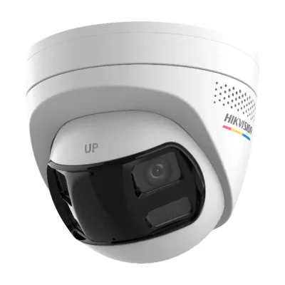Cameră de supraveghere IP Turret 6 MP ColorVu Smart Hybrid Light HIKVISION DS-2CD1367G2HP-LIUF/SL(2.8MM), 2.8 mm, WL 30 m, IR 30 m, PoE, microfon, difuzor, White