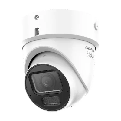 Cameră de supraveghere IP Turret 6 MP DarkFighter AcuSense HIKVISION DS-2CD2H66G2H-IZSY(2.8-12MM)(EF), 2.8 - 12.0 mm, IR 40 m, PoE, White