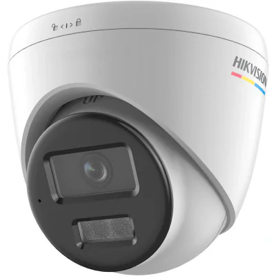 Camera de supraveghere IP Turret 6MP ColorVu 3.0 Hikvision DS-2CD1367G3- LIU(2.8MM), Compresie: 1/2.4" Progressive Scan CMOS Lentila fixa: 2.8mm, Iluminare min: Lumina alba: 30m, microfon incorporat, Slot card de memorie: microSD/microSDHC/microSDXC 