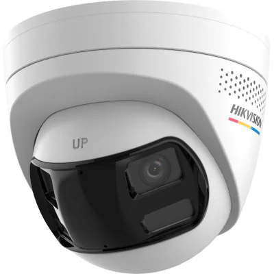 Camera de supraveghere IP Turret 6MP Hikvision DS-2CD1367G2HP- LIUF/SL(2.8MM), lentila fixa 2.8mm, iluminare min: Color: 0.001 Lux @ (F1.0, AGC ON),0 Lux cu lumina alba: 30m, IR 30m, microfon incorporat, difuzor incorporat, slot card de memorie: micr