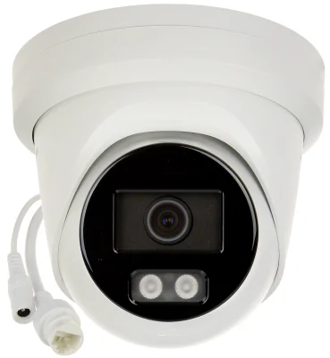 Cameră de supraveghere IP Turret 8 MP DarkFighter AcuSense HIKVISION DS-2CD2386G2H-IU(2.8MM)(EF), 2.8 mm, IR 30 m, PoE, microfon, White