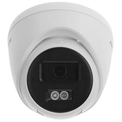 Cameră de supraveghere IP Turret 8 MP Smart Hybrid Light HIKVISION DS-2CD1383G2-LIUF(4MM), 4.0 mm, WL 30 m, IR 30 m, PoE, microfon, White