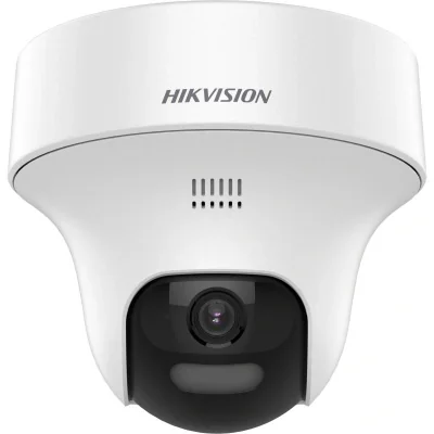 Camera de supraveghere PT 2MP Hikvision DS-2CE70D0T-PTLTS(2.8MM), lentila fixa 2.8mm, iluminare min: 0.01 Lux @ (F1.6, AGC ON), 0 Lux cu lumina alba: 20m, IR: 25m, iesire TVI, alimentare: 12 VDC ± 25%, max. 8.7 W, dimensiuni: Ø123.7 mm × 110.8 mm, gr