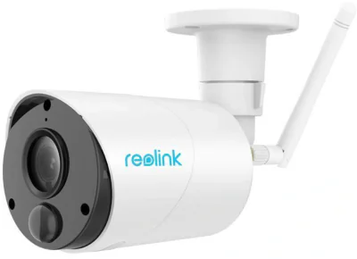 Camera de supraveghere Reolink Argus B320 Senzor: 1/2.7" CMOS Rezolutie video: 3 Megapixeli (2304 x 1296 pixeli) Cadre/secunda: 15 FPS Lentila fixa: 4mm Distanta iluminator IR: 10 m Numar LED-uri IR: 6 Compresie video: H.264 Detectia miscarii Standar