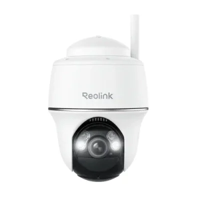 Camera de supraveghere Reolink Argus PT Ultra; ARGUS SERIES B440 Senzor: 1/2.7" CMOS Rezolutie video: 8 Megapixeli (3840 x 2160 pixeli) Cadre/secunda: 15 FPS Lentila fixa: 4mm Unghi de vizualizare: orizontal: 90°/ vertical: 47°/ diagonal: 110° Distan