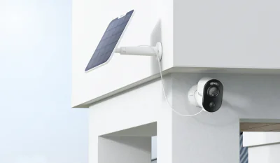 Camera de supraveghere Reolink ARGUS SERIES B310 WITH SOLAR PANEL Senzor: 1/2.7" CMOS Rezolutie video: 3 Megapixeli (2304x1296 pixeli) Cadre/secunda: 15 FPS Lentila fixa:4mm Diafragma: F2.0 Unghi de vizualizare: orizontal: 88°/vertical: 50° Distanta 