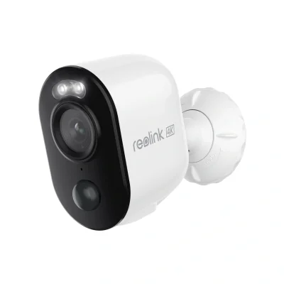 Camera de supraveghere Reolink Argus Series B350 Smart 4K 8MP Standalone Wire-Free Camera with 5/2.4GHz Dual-Band WiFi, White "BWC4K01"