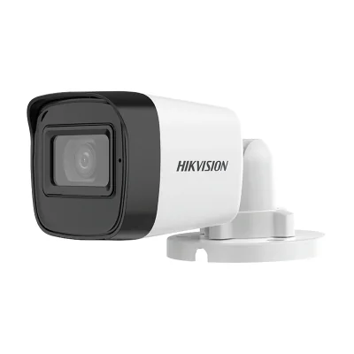 Cameră de supraveghere Turbo HD Bullet 2 MP HIKVISION DS-2CE16D0T-ITFS28, 2.8 mm, IR 30 m, microfon, White