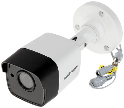 Cameră de supraveghere Turbo HD Bullet 2 MP HIKVISION DS-2CE16D0T-ITPFS(3.6MM), 3.6 mm, IR 25 m, microfon, White