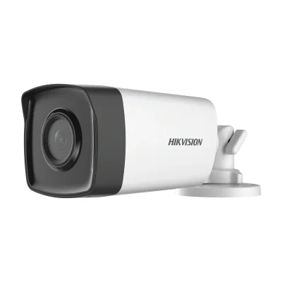 Cameră de supraveghere Turbo HD Bullet 2 MP HIKVISION DS-2CE17D0T-IT5F3C, 3.6 mm, IR 80 m, White