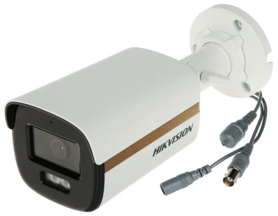 Cameră de supraveghere Turbo HD Bullet 2 MP Smart Hybrid Light ColorVu HIKVISION DS-2CE12DF3T-LSE(2.8MM), 2.8 mm, WL 40 m, IR 40 m, microfon, White