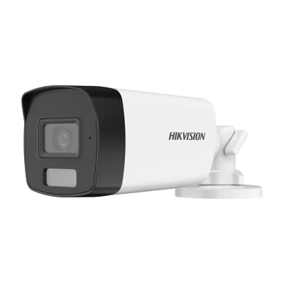 Cameră de supraveghere Turbo HD Bullet 2 MP Smart Hybrid Light HIKVISION DS-2CE17D0T-LFS(2.8MM), 2.8 mm, WL 40 m, IR 40 m, microfon, White