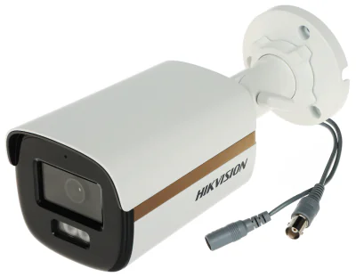 Cameră de supraveghere Turbo HD Bullet 5 MP 3K ColorVu HIKVISION DS-2CE12KF3T-LE(2.8MM), 2.8 mm, WL 40 m, IR 40 m, White