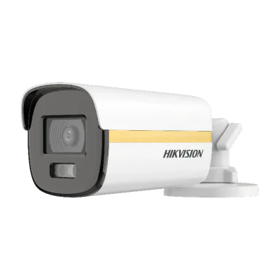 Cameră de supraveghere Turbo HD Bullet 5 MP 3K ColorVu HIKVISION DS-2CE12KF3T-LE(2.8MM), 2.8 mm, WL 40 m, IR 40 m, White