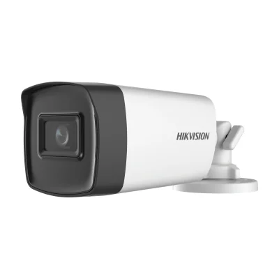 Cameră de supraveghere Turbo HD Bullet 5 MP HIKVISION DS-2CE17H0T-IT3E2C, 2.8 mm, IR 40 m, White