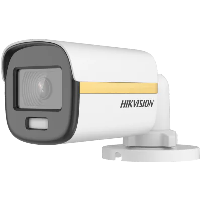 Cameră de supraveghere Turbo HD Bullet 8 MP ColorVu HIKVISION DS-2CE10UF3T-E(2.8MM), 2.8 mm, WL 20 m, White