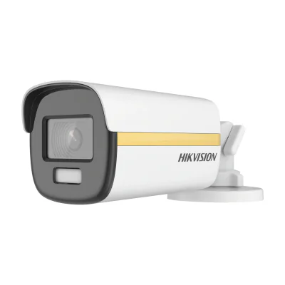 Cameră de supraveghere Turbo HD Bullet 8 MP ColorVu HIKVISION DS-2CE12UF3T-E28, 2.8 mm, WL 40 m, White