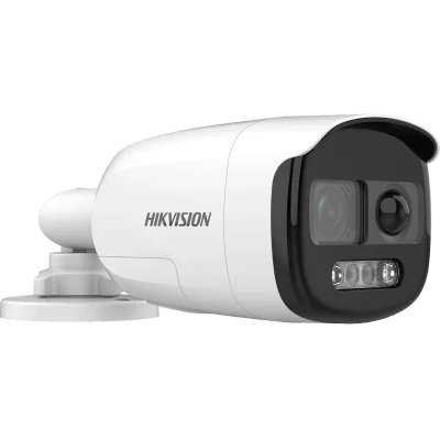 Cameră de supraveghere Turbo HD Bullet 8 MP ColorVu HIKVISION DS-2CE12UF3T-PIRXO(2.8MM), 2.8 mm, WL 40 m, difuzor, White