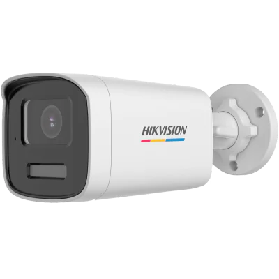 Cameră de supraveghere Turbo HD Bullet 8 MP Smart Hybrid Light ColorVu HIKVISION DS-2CE12UF3T-LS(2.8MM), 2.8 mm, WL 40 m, IR 40 m, microfon, White