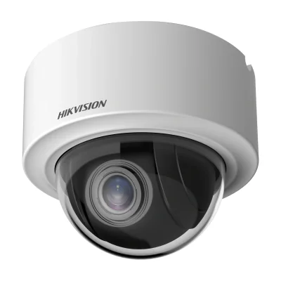 Cameră de supraveghere Turbo HD Dome 4 MP HIKVISION DS-2DE3404W-DE(T5), 2.8 - 12.0 mm, PoE, White