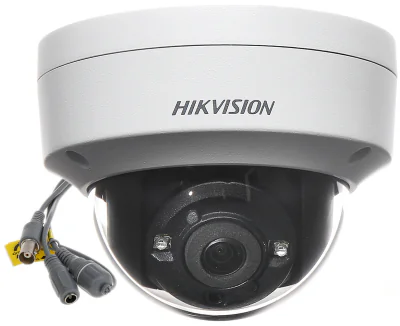 Cameră de supraveghere Turbo HD Dome 5 MP HIKVISION DS-2CE57H0T-VPITFC, 2.8 mm, IR 20 m, White