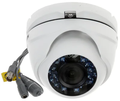 Cameră de supraveghere Turbo HD Turret 2 MP HIKVISION DS-2CE56D0T-IRMF3C, 3.6 mm, IR 20 m, White