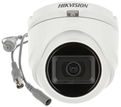 Cameră de supraveghere Turbo HD Turret 2 MP HIKVISION DS-2CE76D0T-ITMFS2, 2.8 mm, IR 30 m, microfon, White