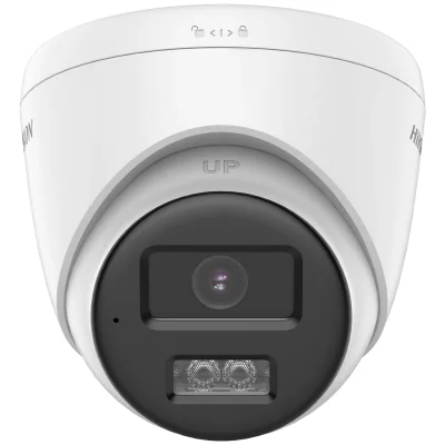 Cameră de supraveghere Turbo HD Turret 2 MP Smart Hybrid Light HIKVISION DS-2CE78D0T-LTS(2.8MM), 2.8 mm, WL 40 m, IR 40 m, microfon, difuzor, White