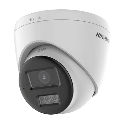 Cameră de supraveghere Turbo HD Turret 2 MP Smart Hybrid Light HIKVISION DS-2CE78D0T-LTS(2.8MM), 2.8 mm, WL 40 m, IR 40 m, microfon, difuzor, White