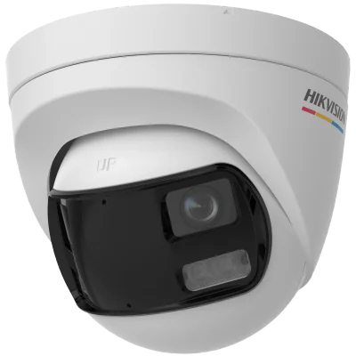 Cameră de supraveghere Turbo HD Turret 5 MP 3K ColorVu HIKVISION DS-2CE72KF3TP-DLS, 2.8 mm, WL 40 m, IR 40 m, microfon, White