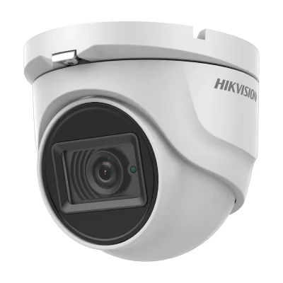 Cameră de supraveghere Turbo HD Turret 5 MP HIKVISION DS-2CE76H8T-ITMF28, 2.8 mm, IR 30 m, White
