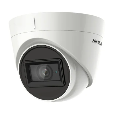 Cameră de supraveghere Turbo HD Turret 5 MP HIKVISION DS-2CE78H8T-IT3F2, 2.8 mm, IR 60 m, White