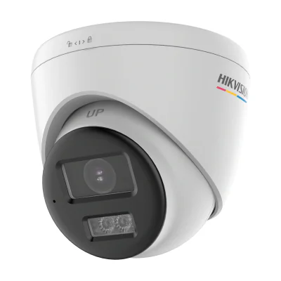 Cameră de supraveghere Turbo HD Turret 8 MP Smart Hybrid Light ColorVu HIKVISION DS-2CE72UF3T-LS(2.8MM), 2.8 mm, WL 40 m, IR 40 m, microfon, White