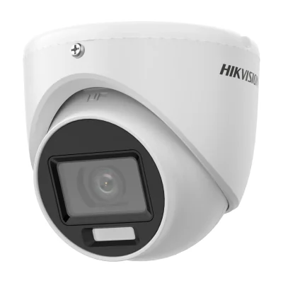Cameră de supraveghere Turbo HD Turret 8 MP Smart Hybrid Light HIKVISION DS-2CE76U0T-LMF(2.8MM), 2.8 mm, WL 20 m, IR 30 m, White