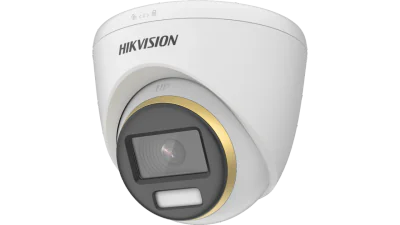 Camera de supraveghere Turret ColorVu PoC 8MP Hikvision DS-2CE72UF3T- E(2.8MM), lentila fixa 2.8mm, iluminare: 0.0005 Lux@(F1.0, AGC ON), 0 Luxcu lumina alba: 40m, iesire: 1 HD analog output, alimentare: 12 VDC ± 25%/PoC.at, Max. 5.1 W, IP67, dimensi