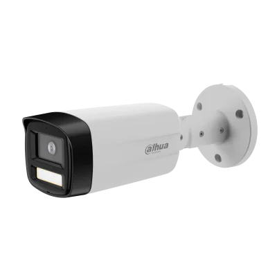 Cameră de supraveghere video bullet HDCVI 5MP Full-color cu lentilă fixă HAC-HFW1509TMP-A-LED-0360B-S2