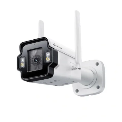 Camera de supraveghere VIGI 4MP Outdoor Full-Color 4G Bullet, SPEC: 4G Cat4, LTE-TDD/LTE-FDD/WCDMA, 3*LAN Ports, 4MP, 1/2.7" Progressive Scan CMOS, H.265+/H.265 /H.264+/H.264, IR&White LED, 25fps/30fps (2688 × 1520), IP66, DC 12V,120dB WDR, microfon 