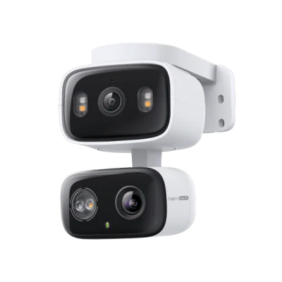 Camera Dual Lens Indoor/Outdoor TP-Link, senzor 1/2.8" Progressive Scan CMOS Starlight Sensor, lentile fixe: Focal Length: 2.8 mm, Aperture: F1.6, lentile PT: Focal Length: 6.0 mm, Aperture: F1.6, night vision 850 nm IR LED (40 ft / 12 m), rezolutie 