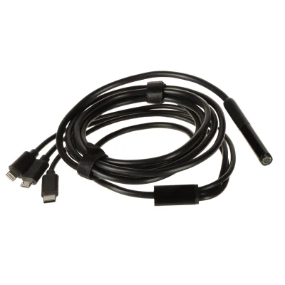 Cameră endoscopică BIGSTREN BIGSTREN-23020, USB-C, micro USB, Lightning, 2,1 Mpx